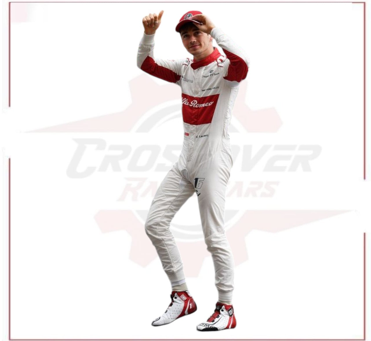 2018 Charles Leclerc Alfa Romeo Sauber F1 Race Suit CROSSOVER RACEWEARS