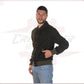 U03 - Men's Bomber Jacket in Genuine Green Suede Leather CROSSOVER RACEWEARS
