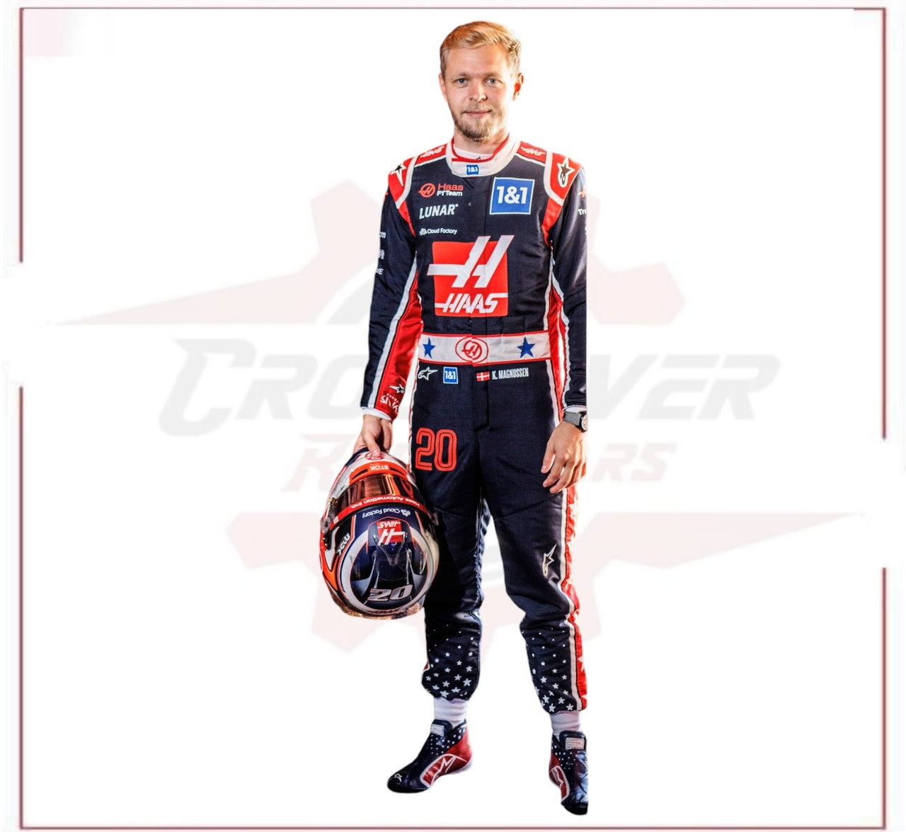 2022 Kevin Magnussen Haas Team F1 Race Suit- US GP