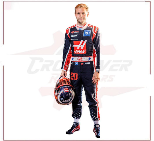 2022 Kevin Magnussen Haas Team F1 Race Suit- US GP