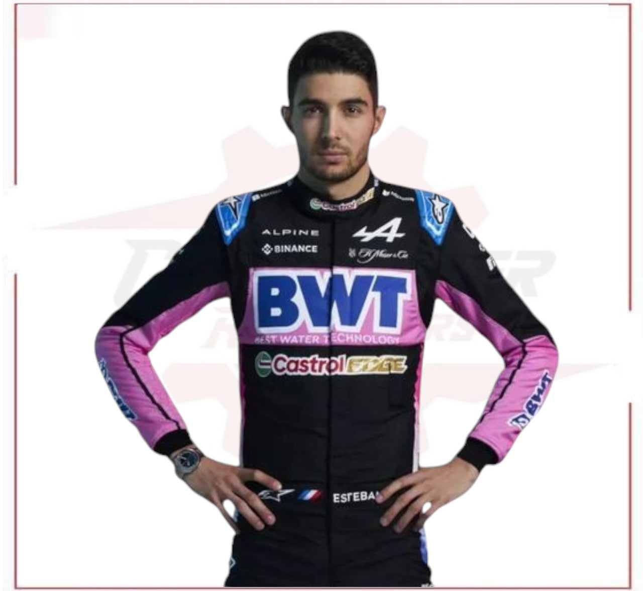 2024 BWT Esteban Ocon Alpine F1 Team Race Suit CROSSOVER RACEWEARS