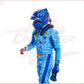 New 2024 Carlos Sainz jr HP Miami  Scuderia Ferrari F1 Team Racing Suit - CROSSOVER RACEWEARS 