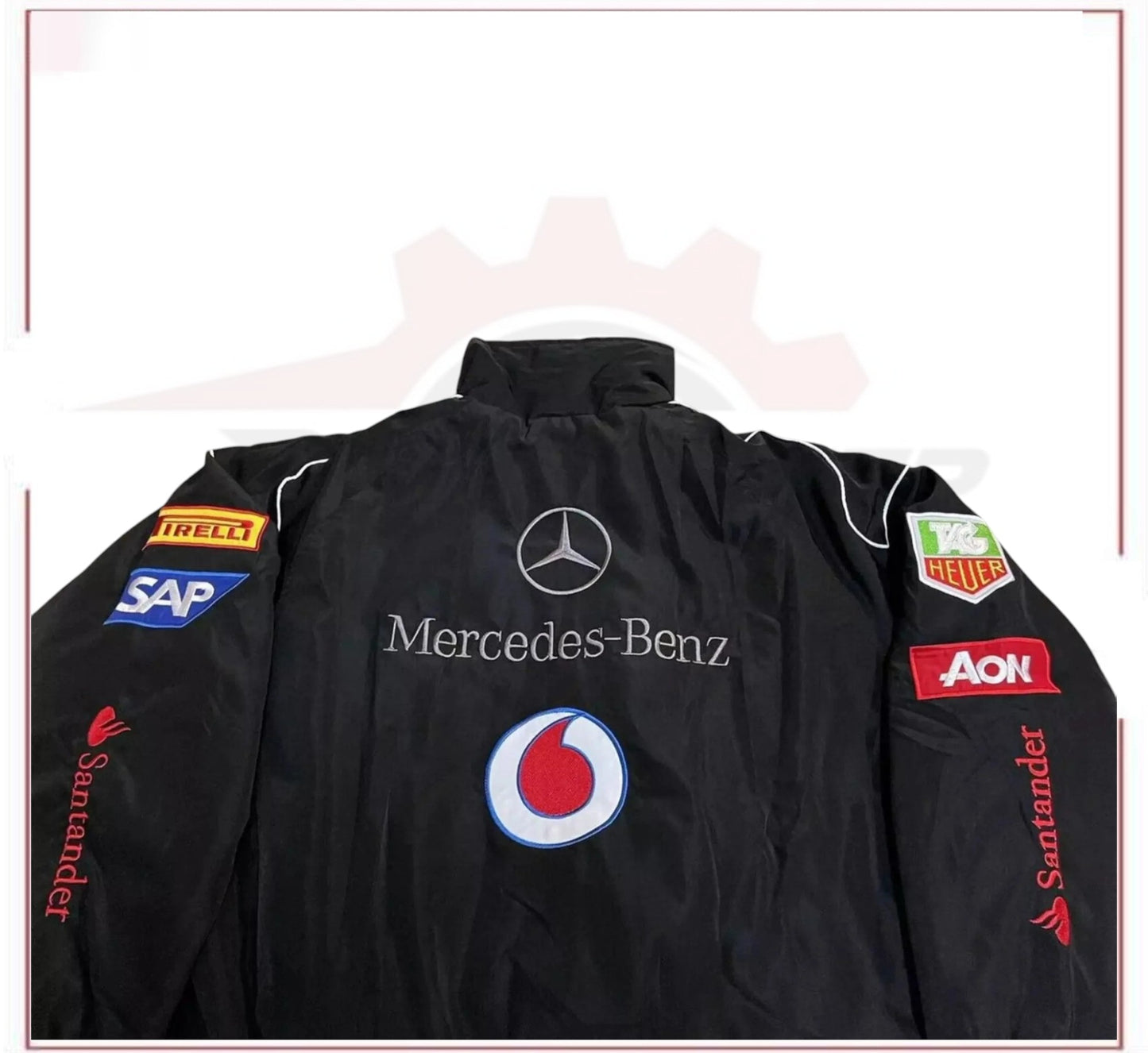 Vintage Mercedes-Benz F1 Sublimation Retro Racing Jacket