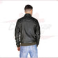 Victor - Men's Bomber in Genuine Green Leather CROSSOVER RACEWEARS