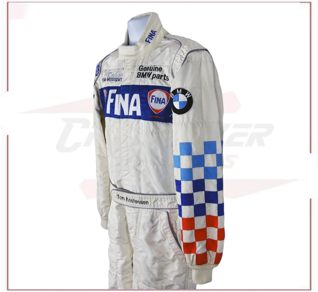 1998 Tom Kristensen Team BMW Motorsport Race Suit Embroidery