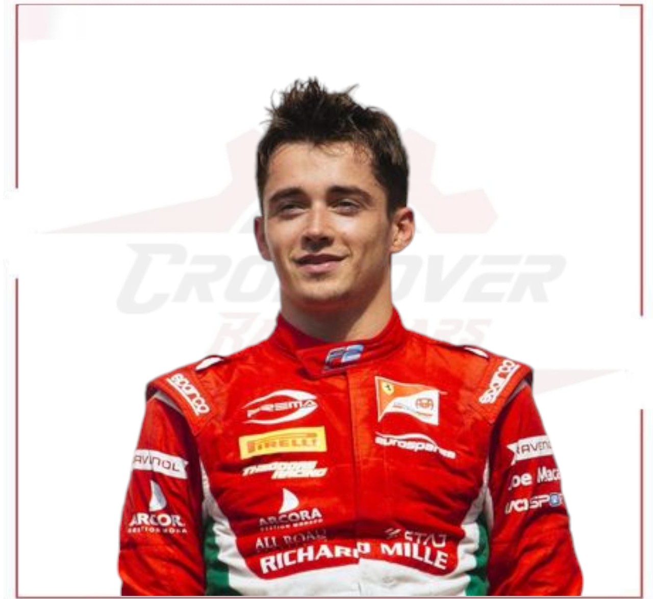 Charles Leclerc 2017 Formula 2 Race Suit Prema Power Team CROSSOVER RACEWEARS