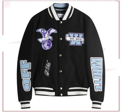 Off-White Eagle Wool Varsity Jacket