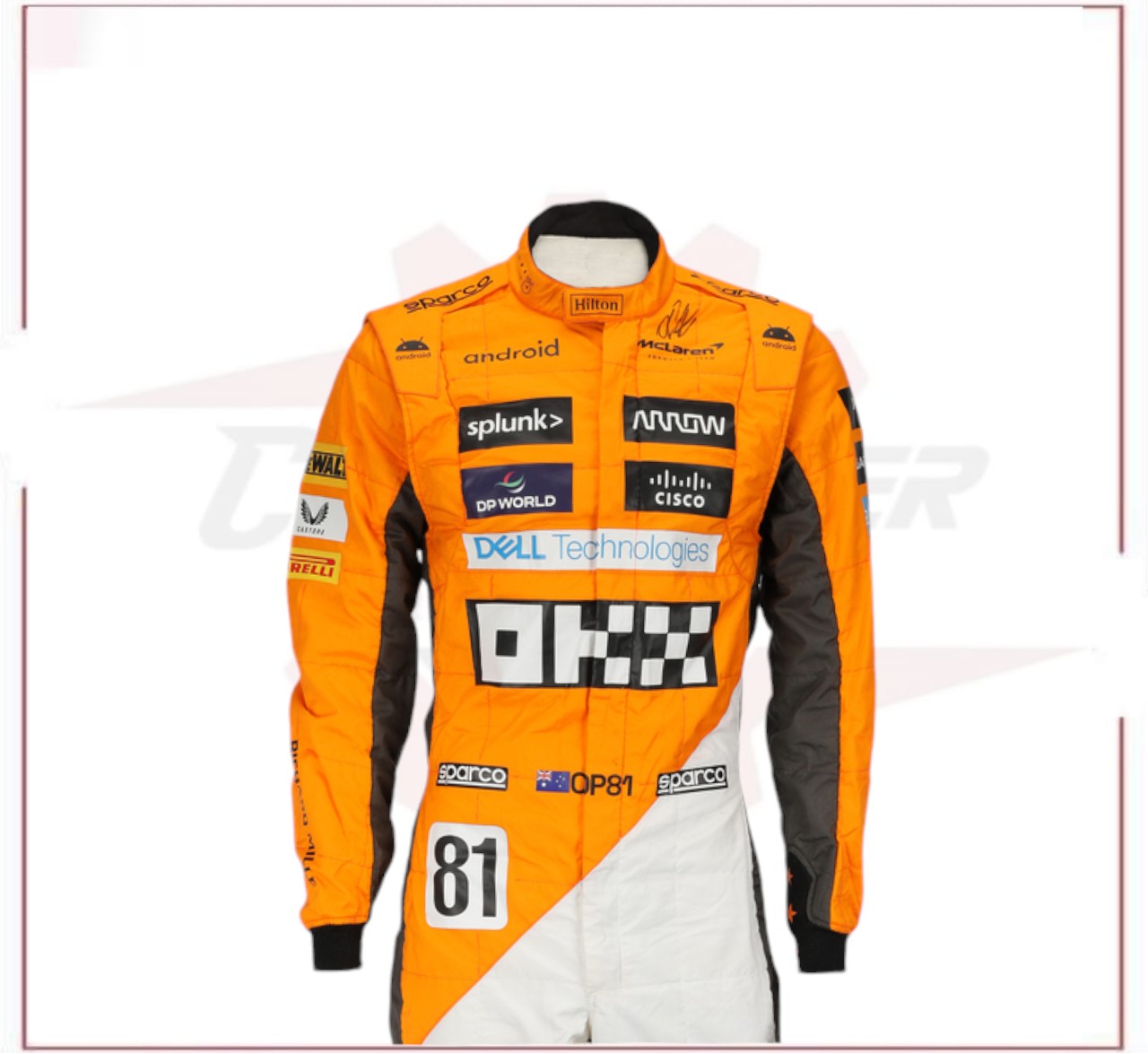 2023 Oscar Piastri McLaren F1 Team Race Suit - Spanish GP CROSSOVER RACEWEARS