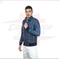 Bomber Napoli - Men’s Bomber Jacket in genuine leather CROSSOVER RACEWEARS