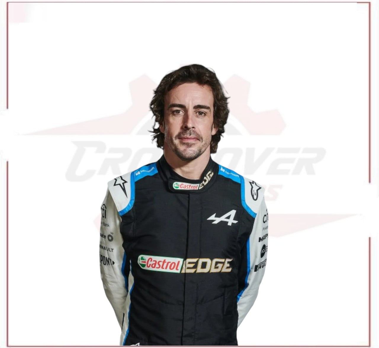 2021 FERNANDO ALONSO ALPHINE F1 RACE SUIT CROSSOVER RACEWEARS