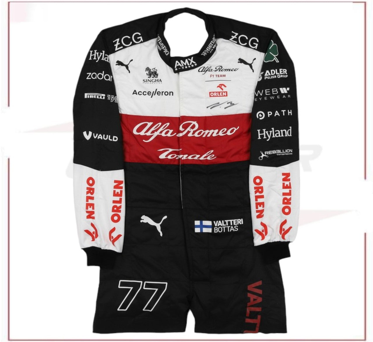 New 2022 Valtteri Bottas Alfa Romeo F1 Race Suit -  Miami GP