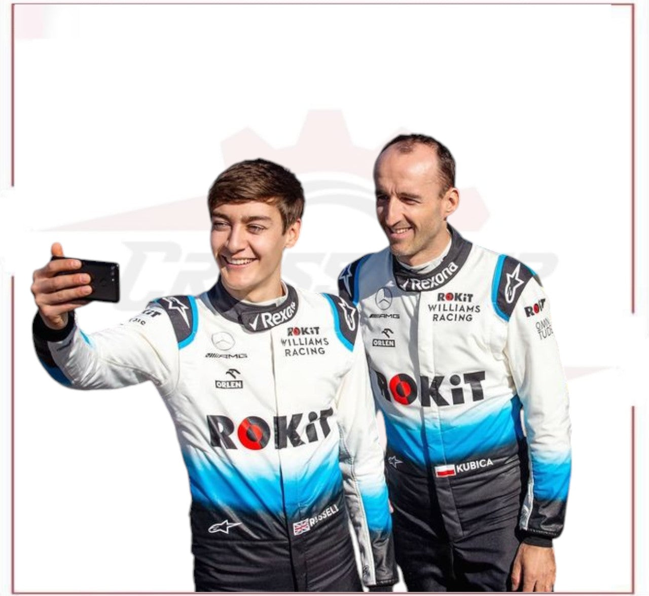 2019 George Russell Rokit Williams Racing F1 Race Suit CROSSOVER RACEWEARS