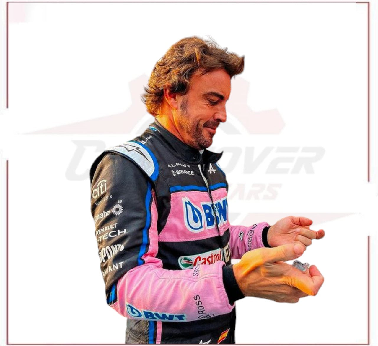Fernando Alonso 2022 Race Used Race Suit CROSSOVER RACEWEARS