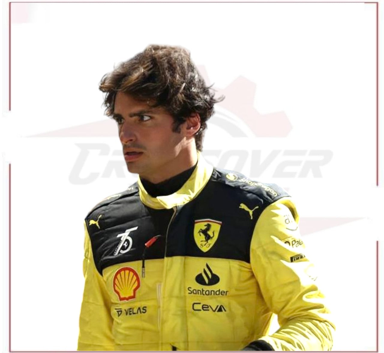 2022 Carlos Sainz Ferrari F1 Racing Suit - MONZA GP - CROSSOVER RACEWEARS 