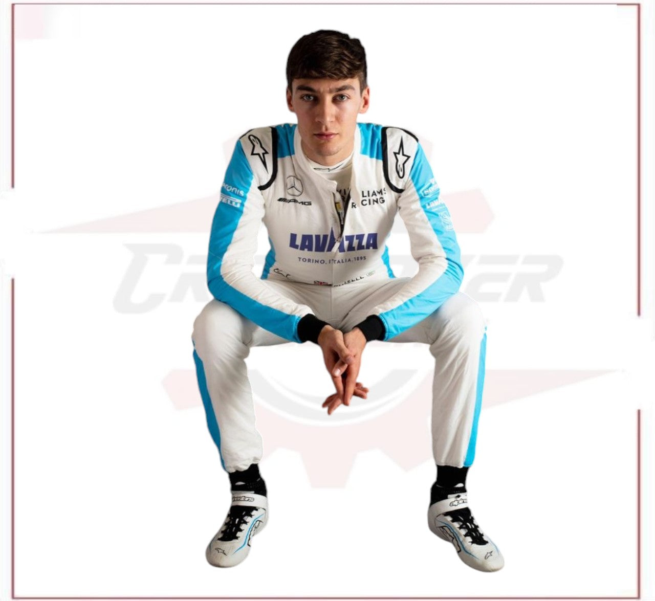 2020 George Russell Williams F1 Racing Race Suit CROSSOVER RACEWEARS
