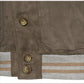 Polo - Men's Bomber Jacket in Genuine Mud Colored Suede Leather SE CROSSOVER RACEWEARS