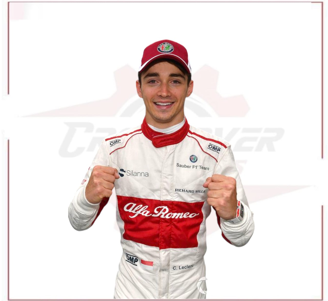 2018 Charles Leclerc Alfa Romeo Sauber F1 Race Suit CROSSOVER RACEWEARS