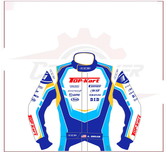 New 2023 Top Kart Racing Suit CROSSOVER RACEWEARS
