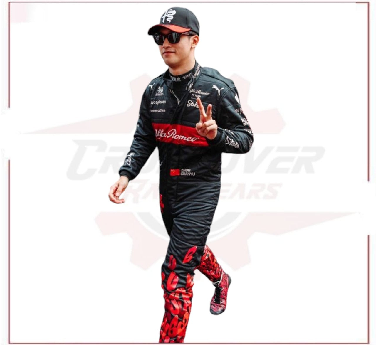 Zhou Guanyu Alfa Romeo F1 Team Stake Race Suit