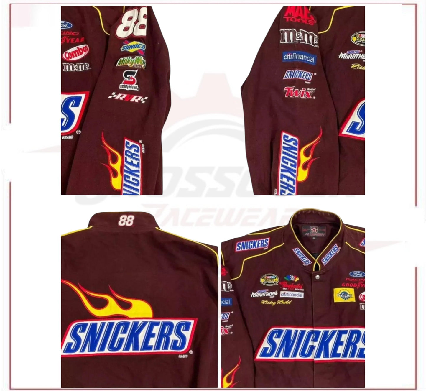 Snickers Windbreaker Racing Jacket