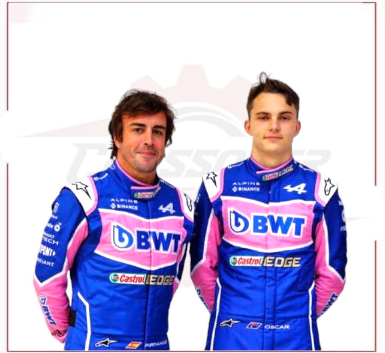 2022 Oscar Piastri BWT Alpine F1 Race suit CROSSOVER RACEWEARS