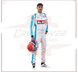 2019 George Russell Rokit Williams Racing F1 Race Suit CROSSOVER RACEWEARS