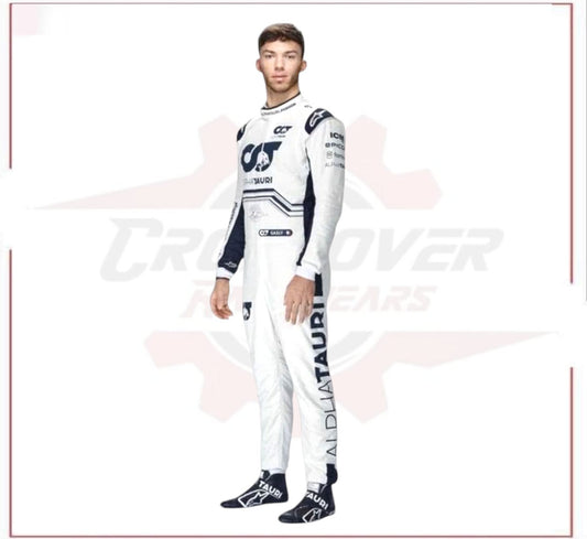 2022 Pierre Gasly Scuderia AlphaTauri F1 Race Suit CROSSOVER RACEWEARS