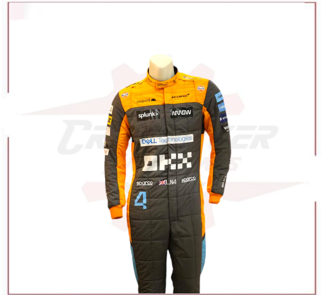 2022 Lando Norris McLaren F1 Race Suit CROSSOVER RACEWEARS