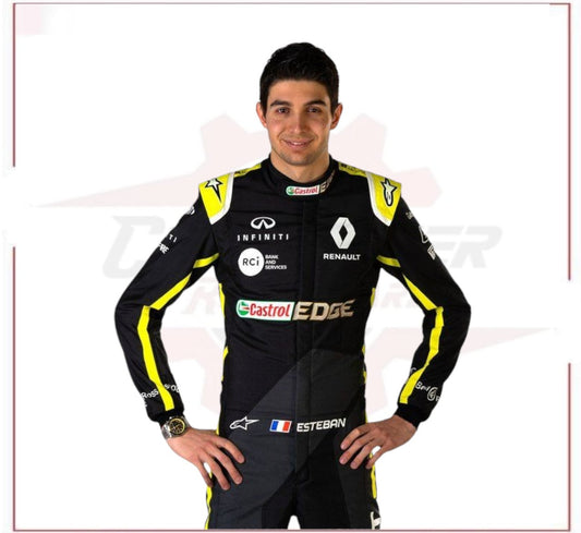 2020 Esteban Ocon Renault F1 Race Suit CROSSOVER RACEWEARS