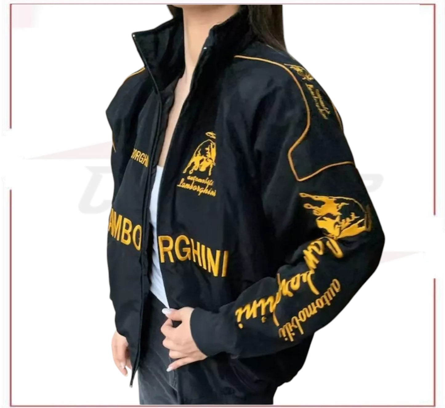 Lamborghini F1 Vintage Style Sublimation Racing Jacket