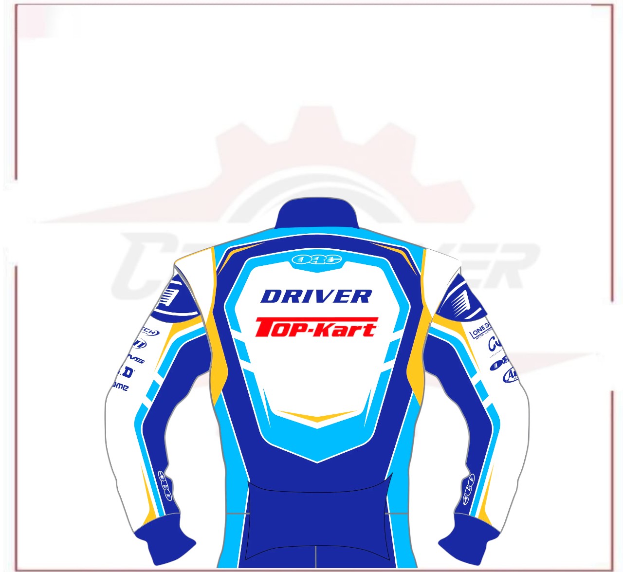 New 2023 Top Kart Racing Suit CROSSOVER RACEWEARS