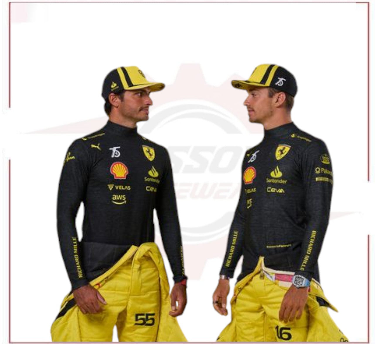 2022 Carlos Sainz Ferrari F1 Racing Suit - MONZA GP - CROSSOVER RACEWEARS 