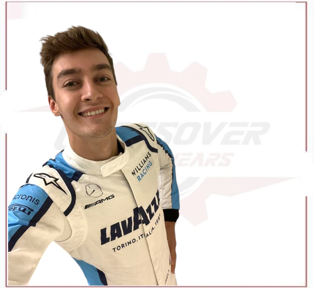 2020 George Russell Williams F1 Racing Race Suit CROSSOVER RACEWEARS