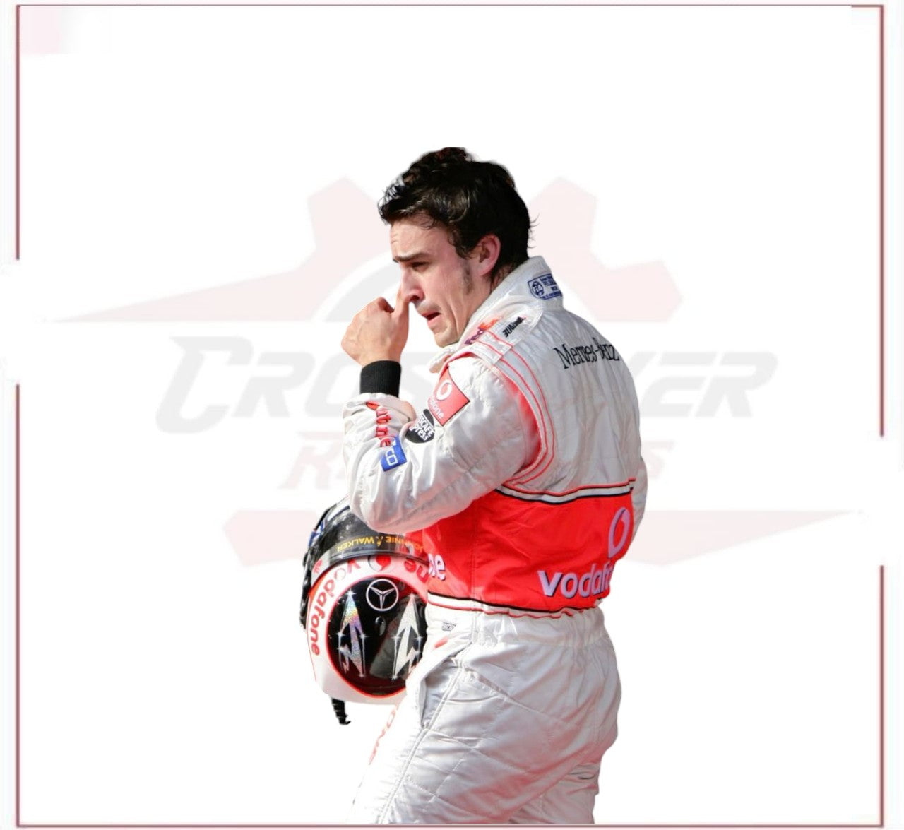 2007 Fernando Alonso McLaren F1 Embroidered Racing Suit CROSSOVER RACEWEARS