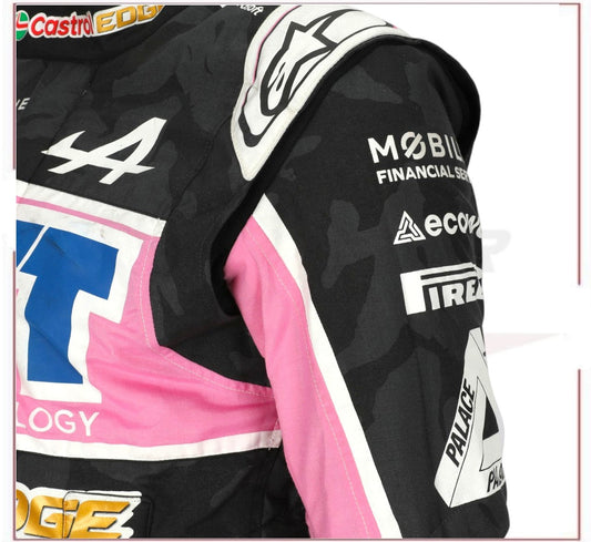 Esteban Ocon 2023 BWT Alpine F1 Team Race Suit - Las Vegas GP CROSSOVER RACEWEARS