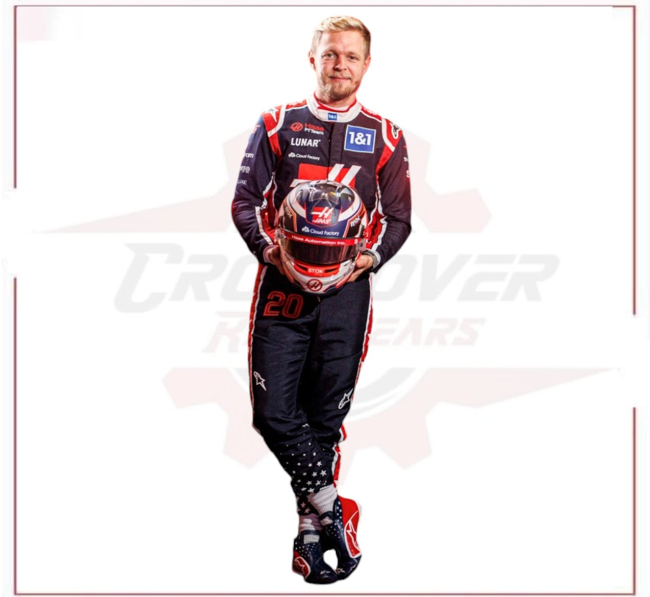 2022 Kevin Magnussen Haas Team F1 Race Suit- US GP