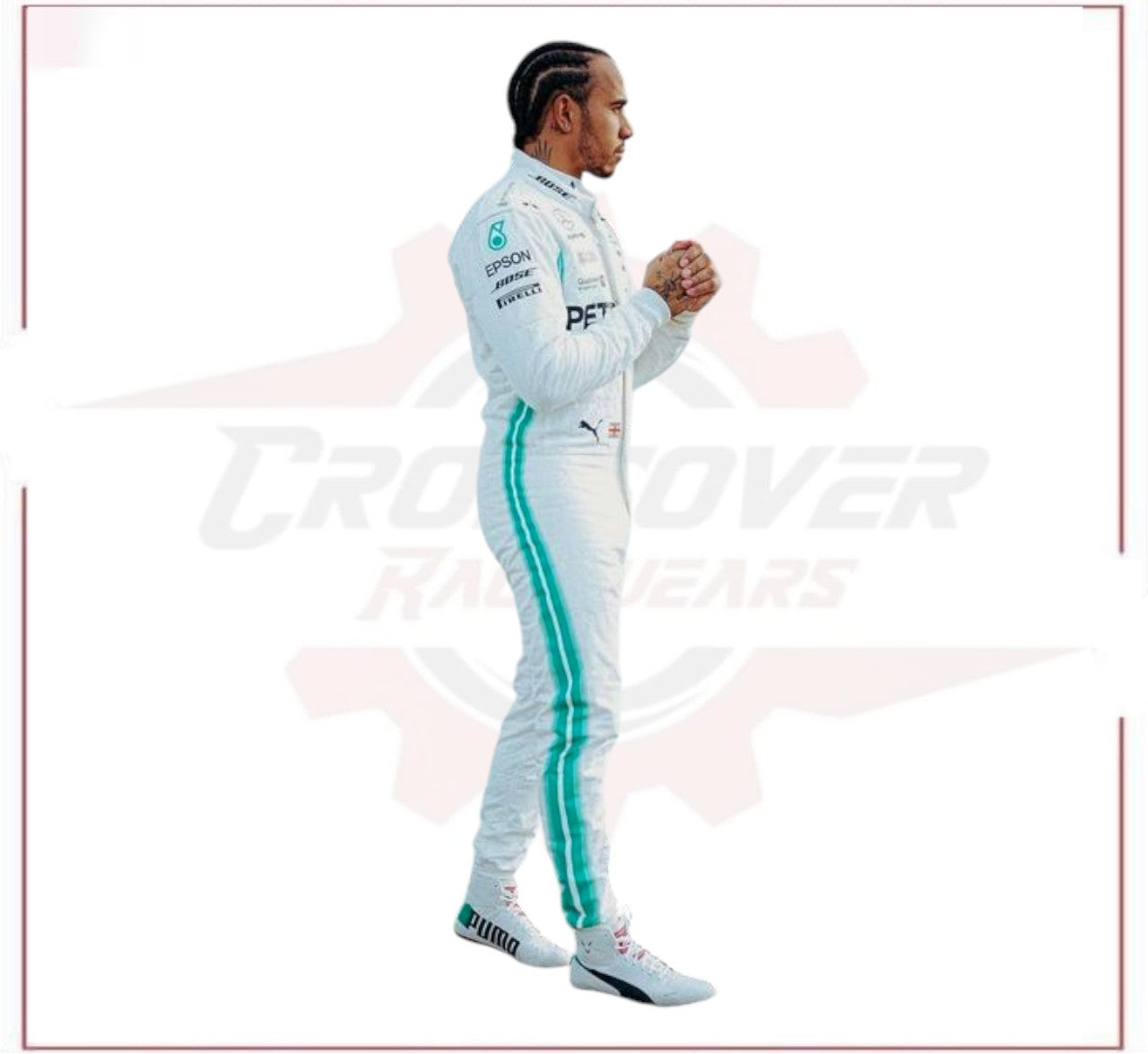 Mercedes Lewis Hamilton 2019 Race Suit F1 Replica CROSSOVER RACEWEARS