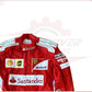 2014 Fernando Alonso Ferrari F1 Embroidered Racing Suit CROSSOVER RACEWEARS