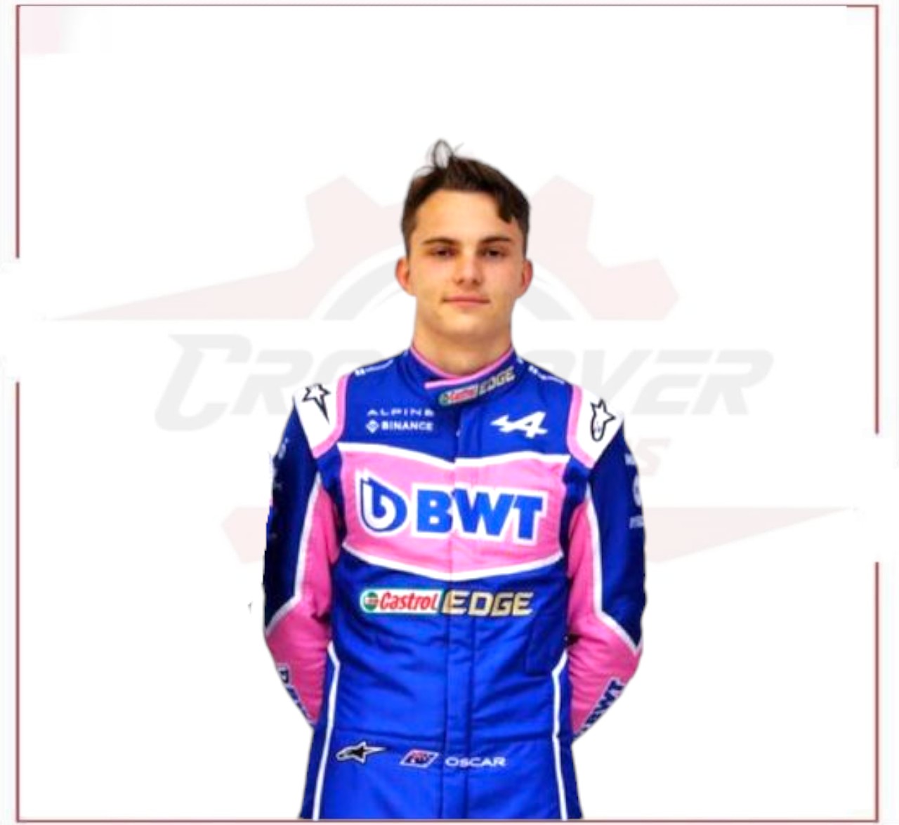 2022 Oscar Piastri BWT Alpine F1 Race suit CROSSOVER RACEWEARS