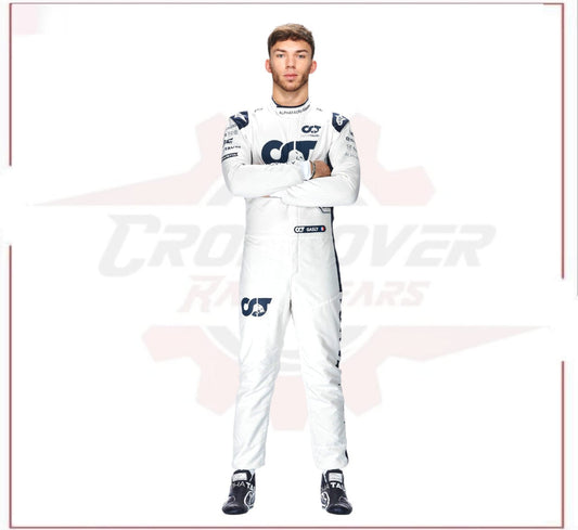 2022 Pierre Gasly Scuderia AlphaTauri F1 Race Suit CROSSOVER RACEWEARS