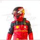 2022 Carlos Sainz Scuderia Ferrari  F1 Racing Suit - CROSSOVER RACEWEARS 