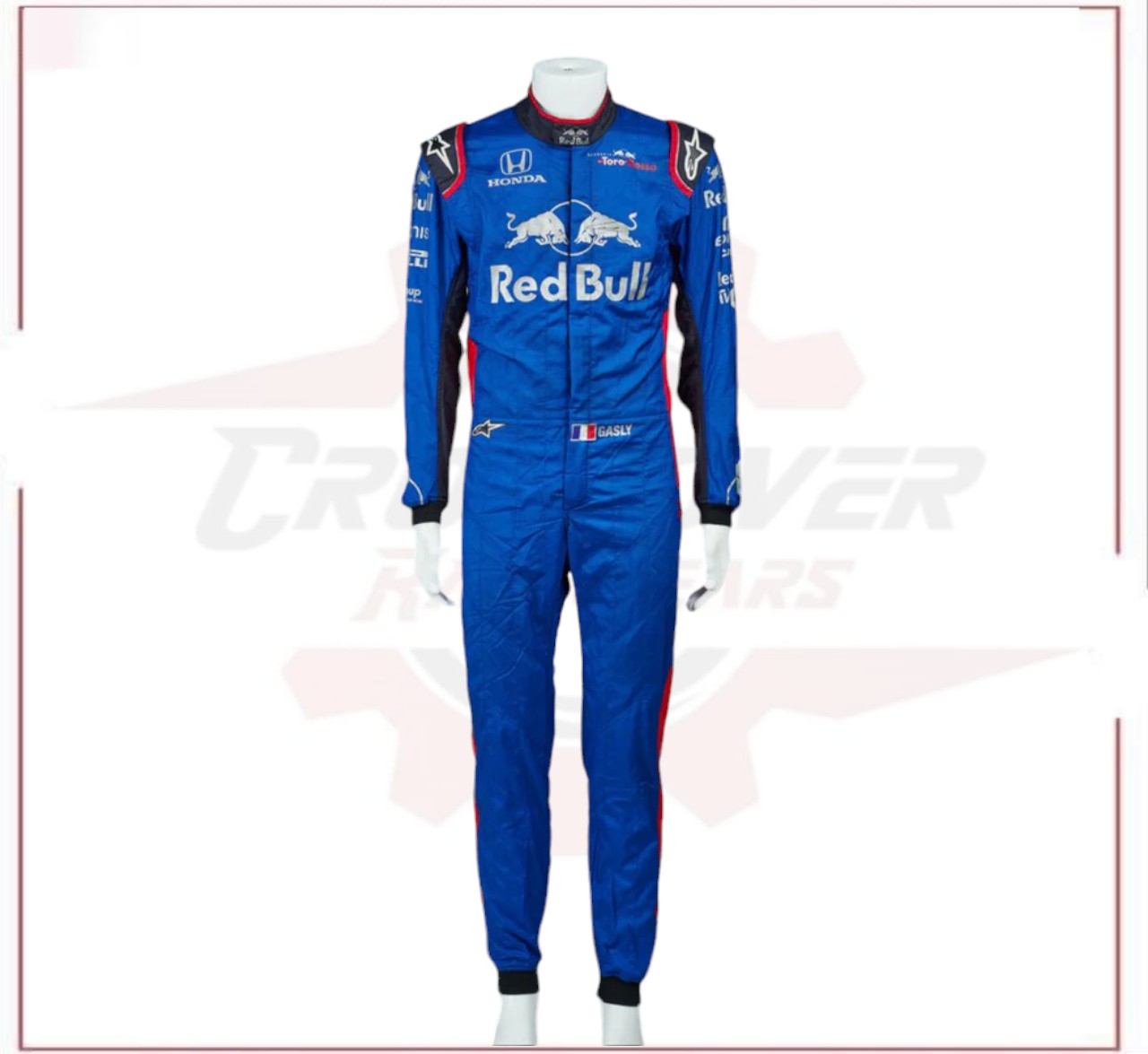 2018 Pierre Gasly Red bull F1 Team Race Suit CROSSOVER RACEWEARS