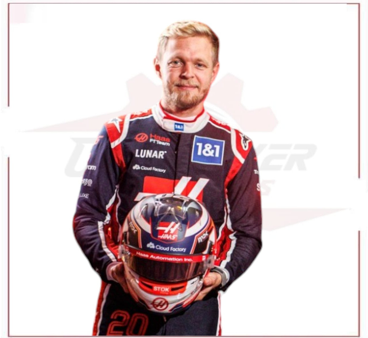 2022 Kevin Magnussen Haas Team F1 Race Suit- US GP