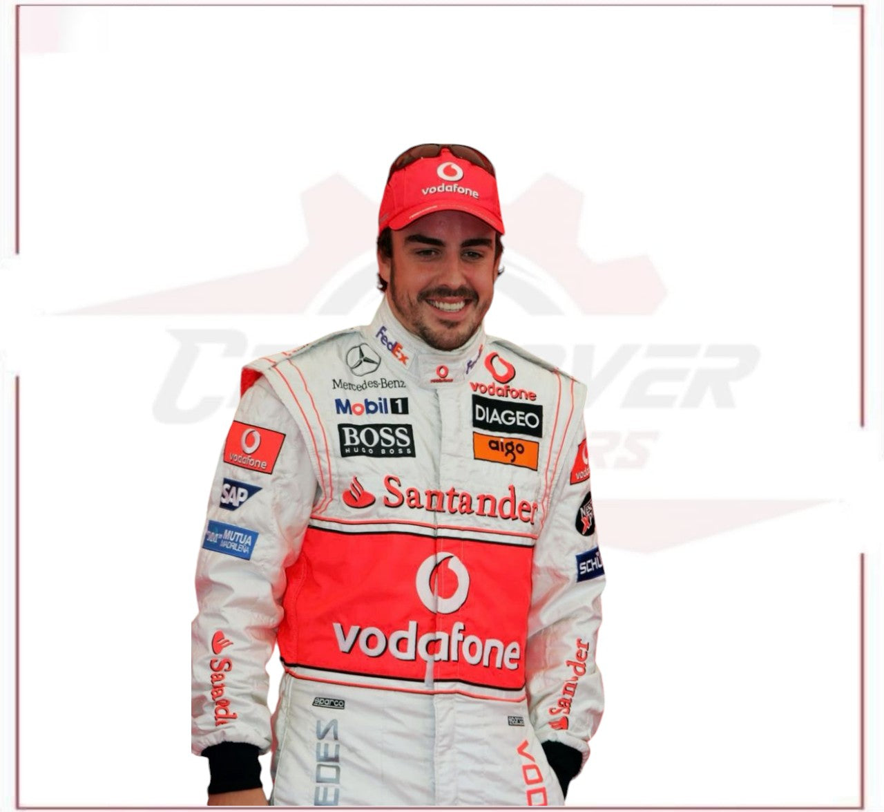 2007 Fernando Alonso McLaren F1 Embroidered Racing Suit CROSSOVER RACEWEARS