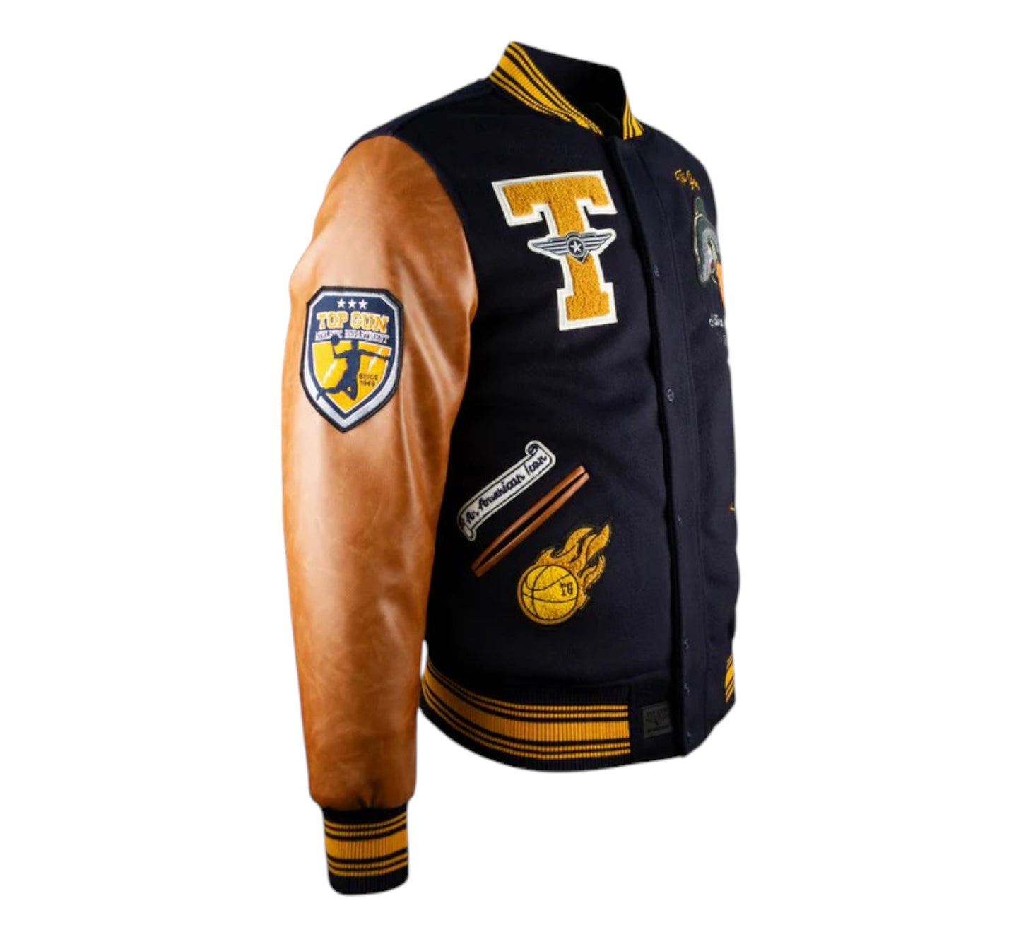 TOP GUN® "SHARK" VARSITY JACKET