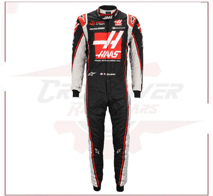 2020 Romain Grosjean Haas Team F1 Race Suit