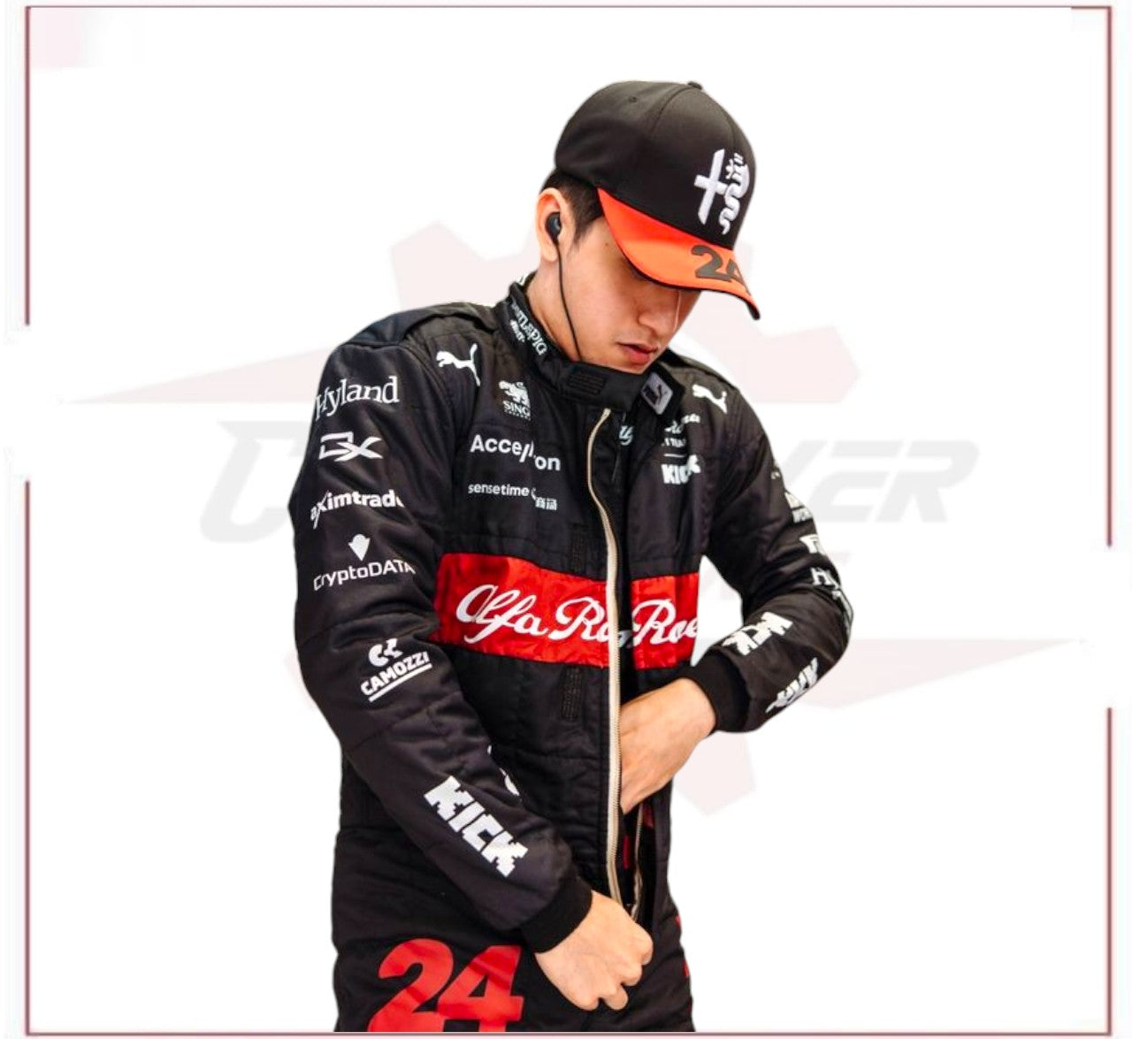 Zhou Guanyu Alfa Romeo F1 Team Stake Race Suit
