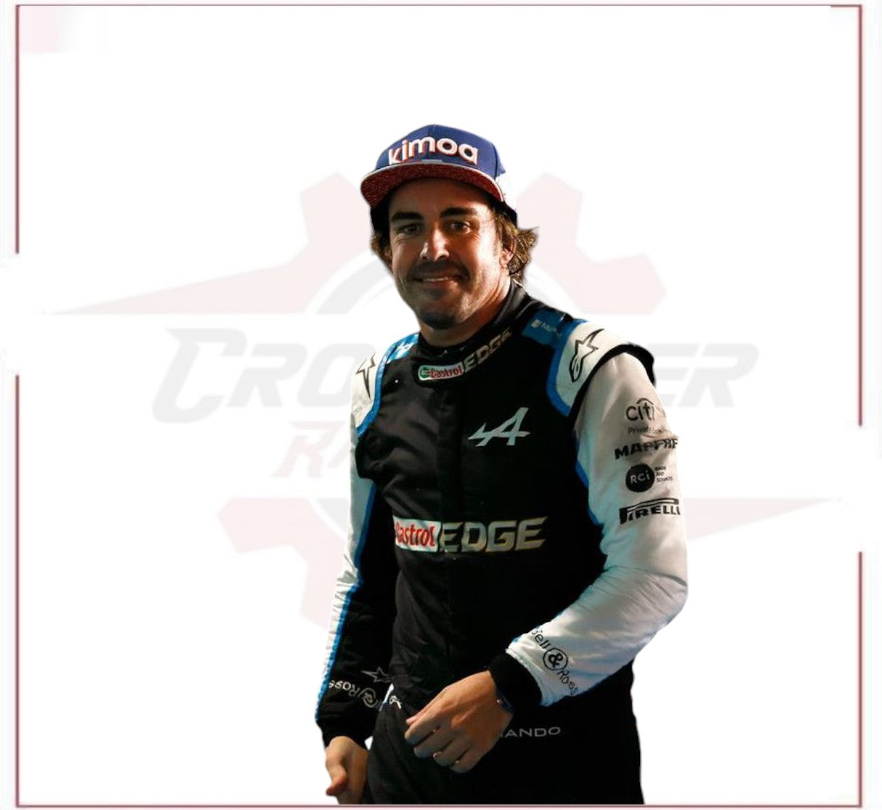 2021 FERNANDO ALONSO ALPHINE F1 RACE SUIT CROSSOVER RACEWEARS