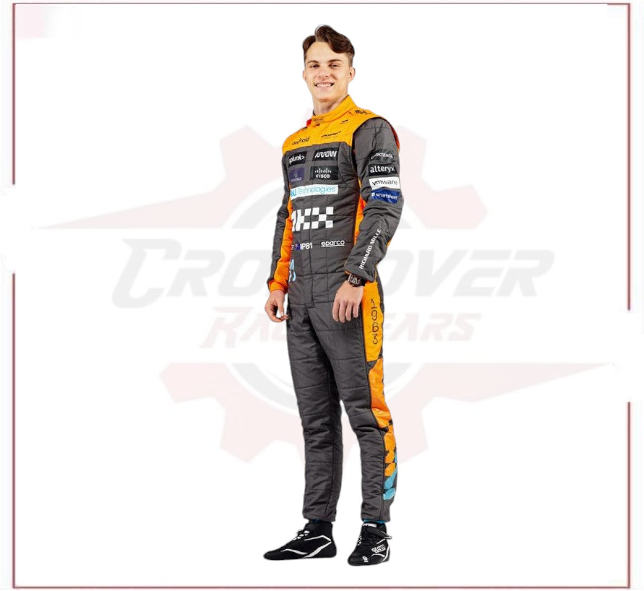 2023 Oscar Piastri McLaren Formula 1 Race Suit CROSSOVER RACEWEARS