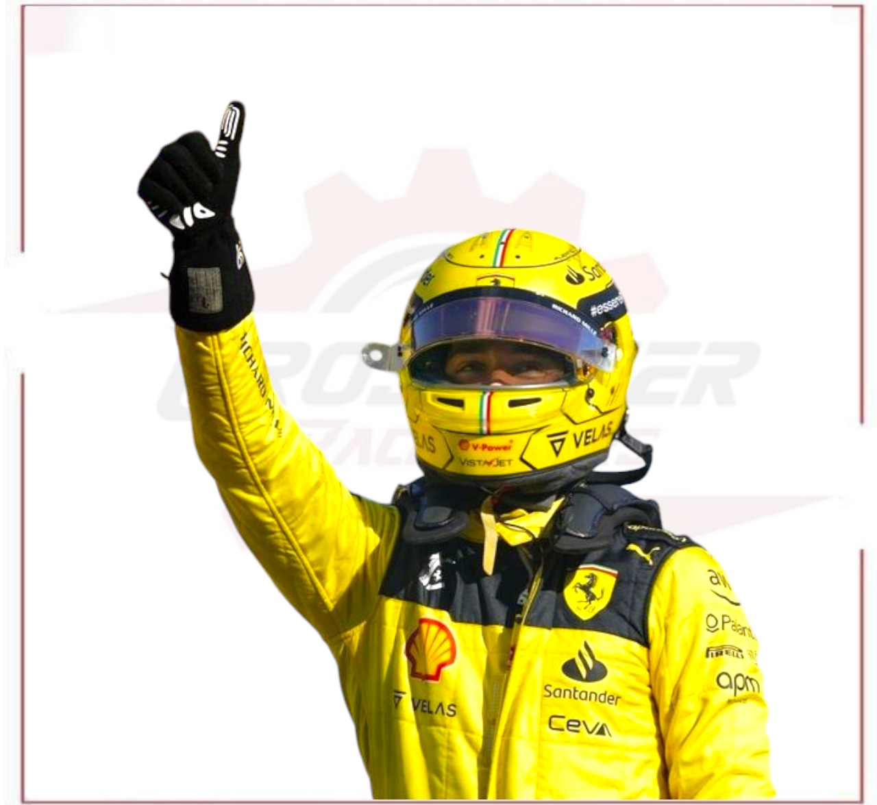 2022 Carlos Sainz Ferrari F1 Racing Suit - MONZA GP - CROSSOVER RACEWEARS 